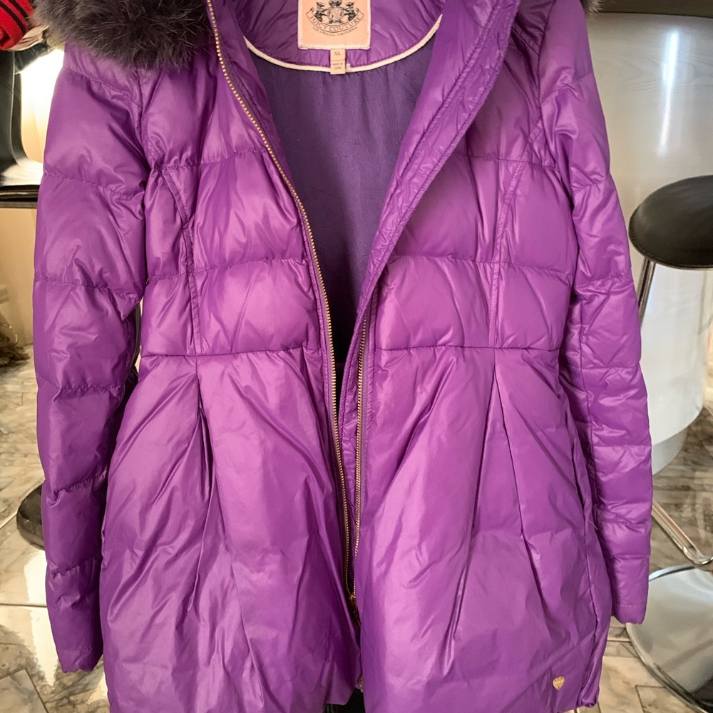 Girls Juicy purple jacket in excellent condition